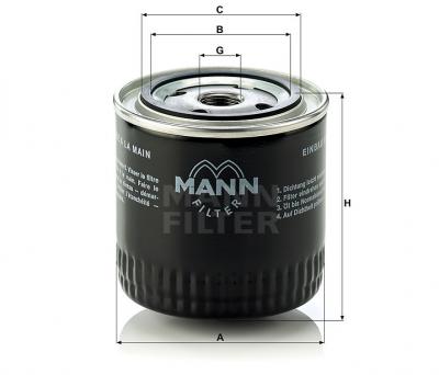 Масляный фильтр MANN-FILTER W920/17